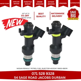 Nissan Renault Petrol Fuel Injector