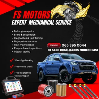 Major &amp; Minor Vehicle Repairs Diagnostics Injector Testing Sensor Fittment Snf More