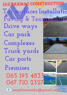 Tar Asphalt and paving installation