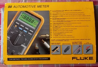 Fluke 88 Multi Capability Automotive Meter As New With All Paperwork And Carry Case.