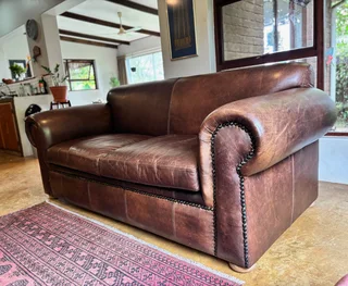 Ouhout Genuine Leather Couch