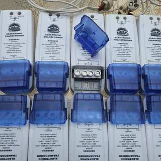 12 Volt downlighting transformers and globes