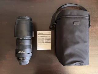 Sigma APO 150-500mm F5-6.3 DG OS HSM Lens for Nikon F Mount w/ Sigma 86mm Circular Polariser Filter