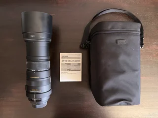 Sigma APO 150-500mm F5-6.3 DG OS HSM Lens for Nikon F Mount w/ Sigma 86mm Circular Polariser Filter