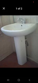 Basin and pedestal