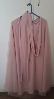 Girl's wrap dress - Dusty Pink