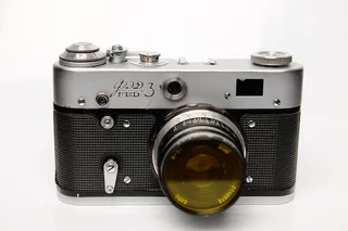FED-3 35mm USSR Rangefinder Film Camera w/s lens