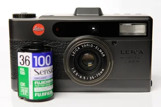 Leica Minilux 35mm Rangefinder Film Camera / Black Edition / Rare
