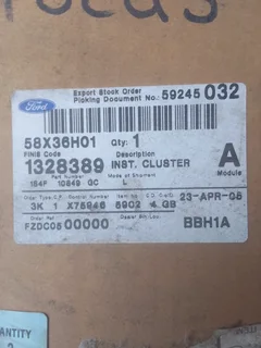 Ford Focus Instrument Panel