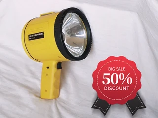 Rechargeable Spot Light (Needs Repair) Yellow