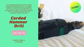 Corded Impact Hammer Drill