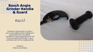 Bosch Angle Grinder Guard &#43; Handle