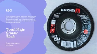 Blacksmith Type 27 Flap Disc Diamond Blade