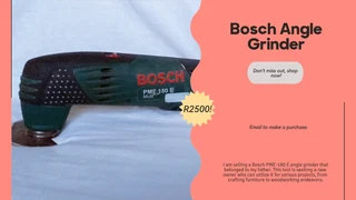 Bosch Angle Grinder PMF Model (Corded)