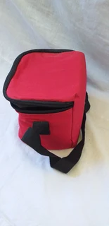 Red Lunch Bag &#43; Orange Juice Bottle