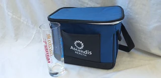 Blue Lunch Bag + Tall Boy Tumbler