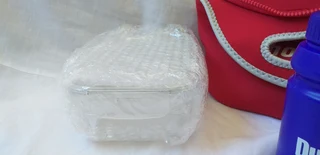 Lunch Bag &#43; Glass Lunch Box &#43; Juice bottle &#43; Hand Sanitizer