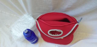 Lunch Bag &#43; Glass Lunch Box &#43; Juice bottle &#43; Hand Sanitizer
