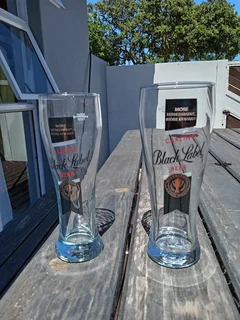 Black Label Draught Glasses