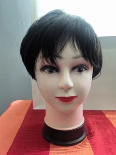 Wig, black, Pixie, Bella Roza, unused