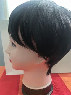 Wig, black, Pixie, Bella Roza, unused