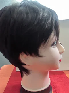 Wig, black, Pixie, Bella Roza, unused