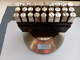 Marking punches for steel