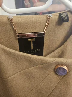 Ted Baker Marsia Full Skirt Coat Size 3