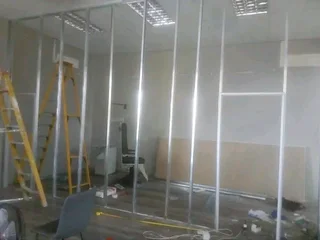 Ceilings and partitions installation