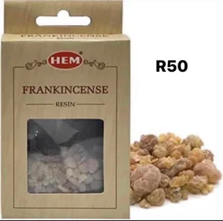 Frankincense/myrrh incense resins / oils