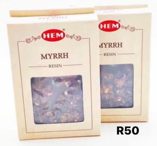 Frankincense/myrrh incense resins / oils