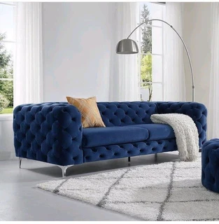 2 SEATER FULL BUTTON COUCHES