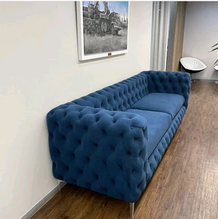 2 SEATER FULL BUTTON COUCHES