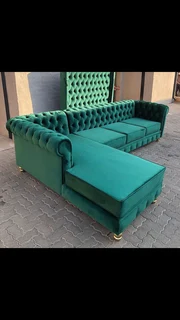 3 SEATER CHESTERFIELD L-SHAPE COUCHES