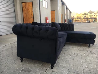 3 SEATER LSHAPE CHESTERFIELD DESIGN COUCHES