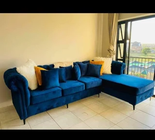 3 SEATER LSHAPE CHESTERFIELD DESIGN COUCHES