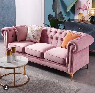 3 SEATER CHESTERFIELD DESIGN COUCHES