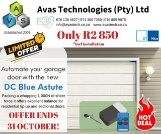 Garage Door Motor Hot Deal! - Free Installation - Ending Soon