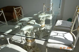 Dining table &amp; matching coffee table