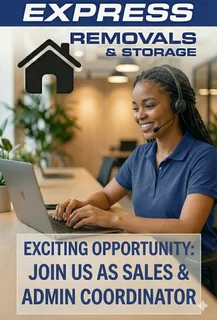 Sales / Admin Coordinator at a Removals & Storage Co