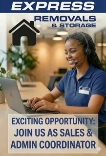 Sales / Admin Coordinator at a Removals and Storage Company