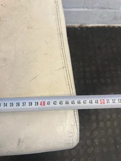 White Pleather Dining Chairs - PRICE DROP- A49646