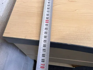 2 Drawer Desk With Credenza- A47451