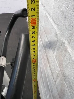 Compact White Exercise Bike with Minor Wear – Perfect for Home Workouts- A52769