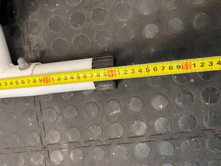 Compact White Exercise Bike with Minor Wear – Perfect for Home Workouts- A52769