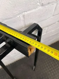 Black Metal Framed Bicycle Rack (Minor Rust)- A51377