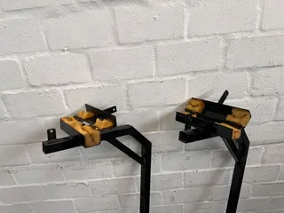 Black Metal Framed Bicycle Rack (Minor Rust)- A51377