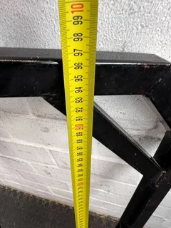 Black Metal Framed Bicycle Rack (Minor Rust)- A51377