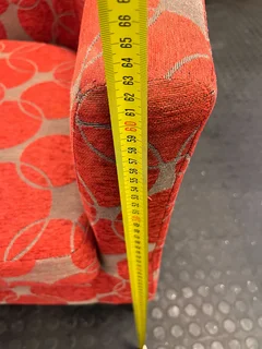 Vibrant Red Accent Chair – Stylish, Comfortable, Chic Design - PRICE DROP- A52074