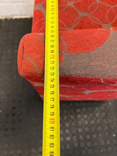 Vibrant Red Accent Chair – Stylish, Comfortable, Chic Design - PRICE DROP- A52074